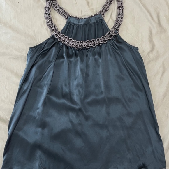 Silky Top with Chain Straps - Picture 3 of 4